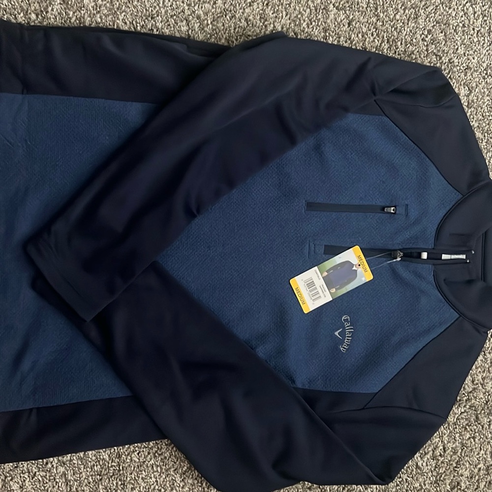 Callaway Mens 1/4 Zip Golf Pullover, NWT